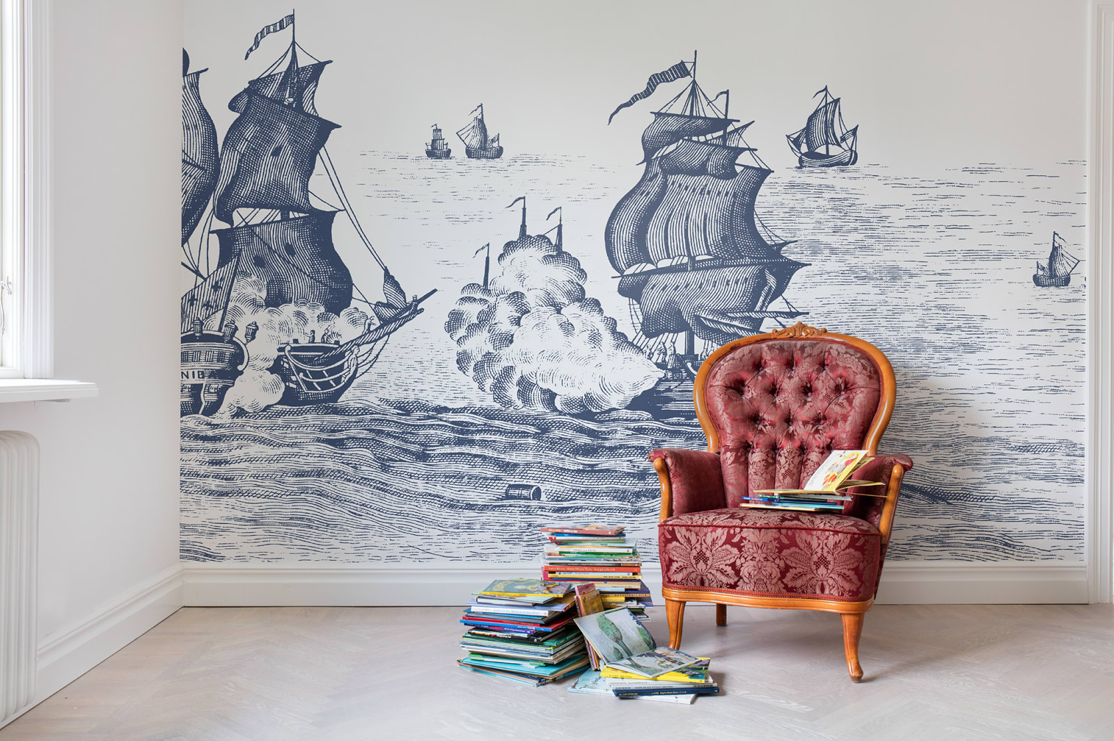Fototapet high seas, henderson blue, personalizat, rebel walls 