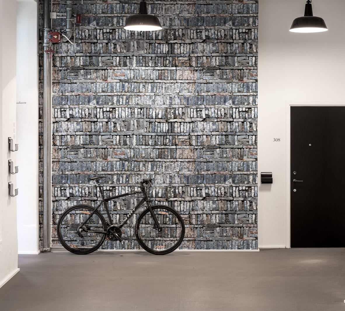 Fototapet Stacked Bricks, personalizat, Rebel Walls Bricks