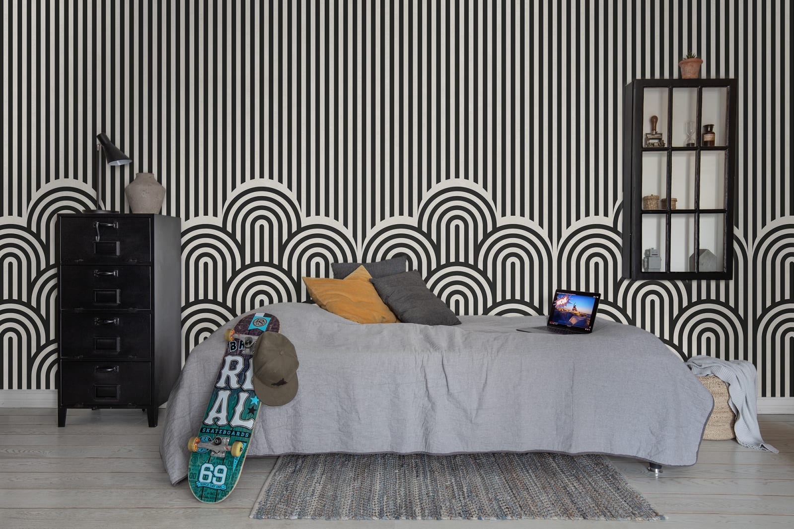 Fototapet hilltops, graphic, personalizat, rebel walls 