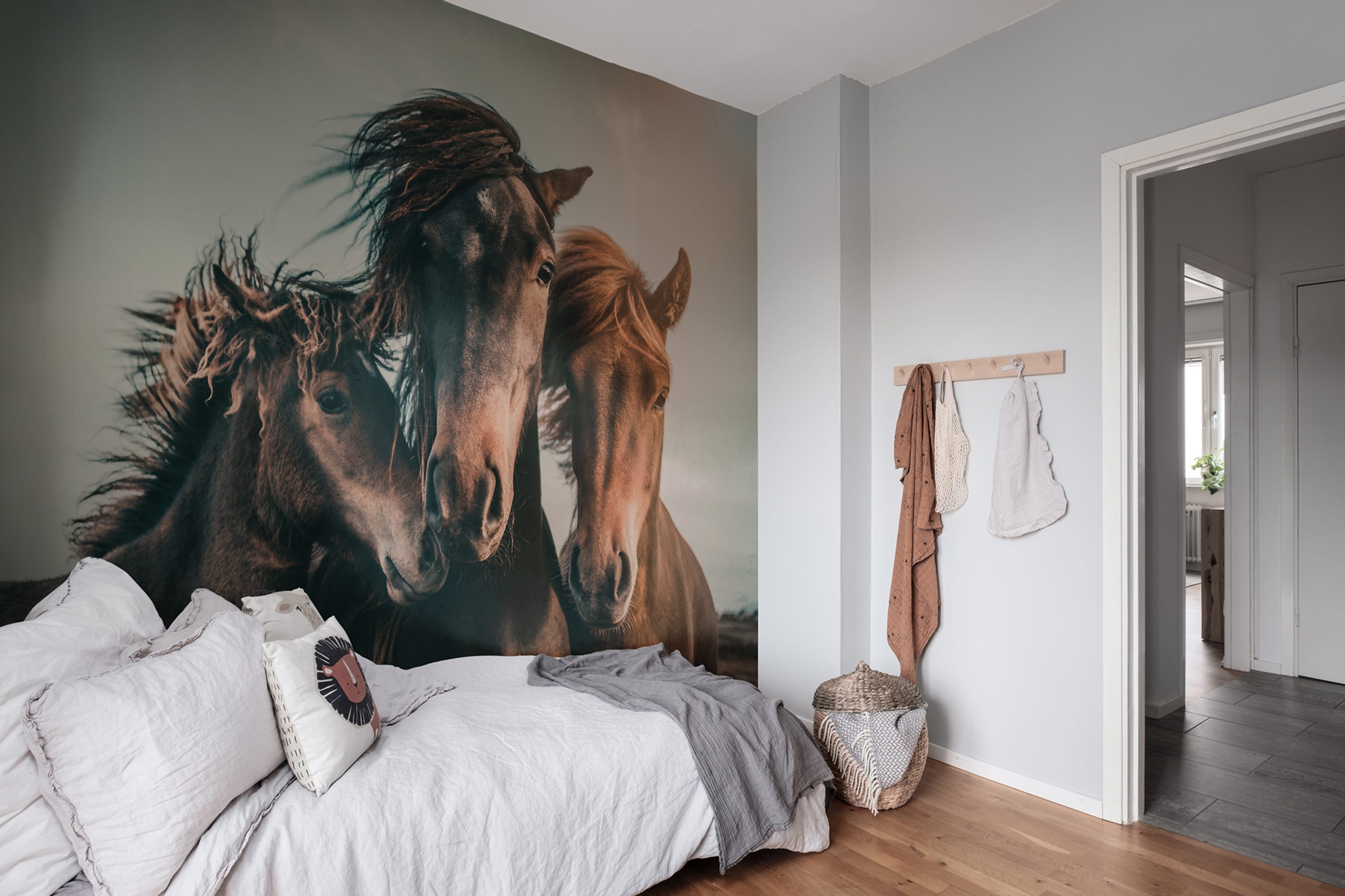 Fototapet Three Horses, personalizat, Rebel Walls  image