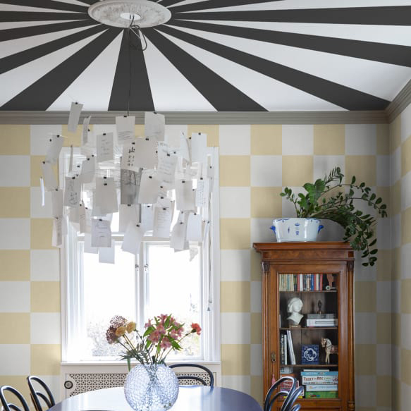 Tapet rays, black, rebel walls