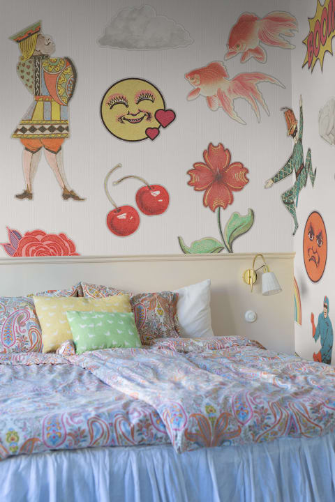 Tapet patches, white, rebel walls 