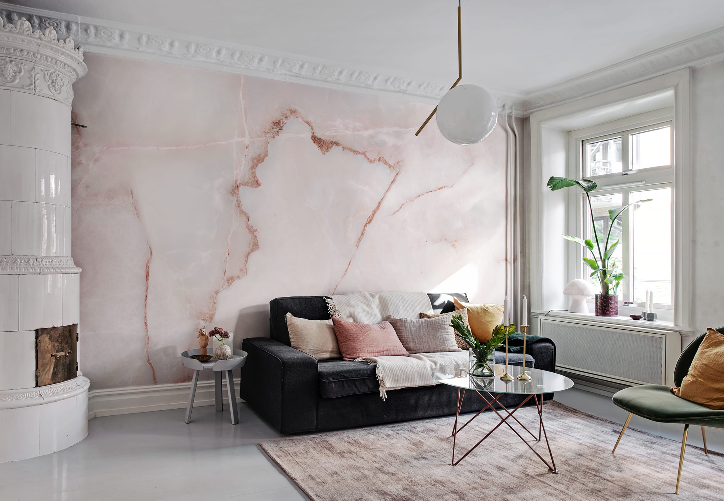 Tapet rose quartz, rebel walls 