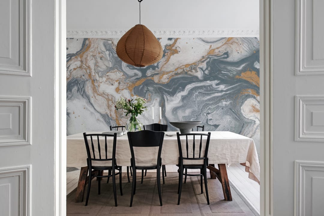 Tapet gray agate, rebel walls 