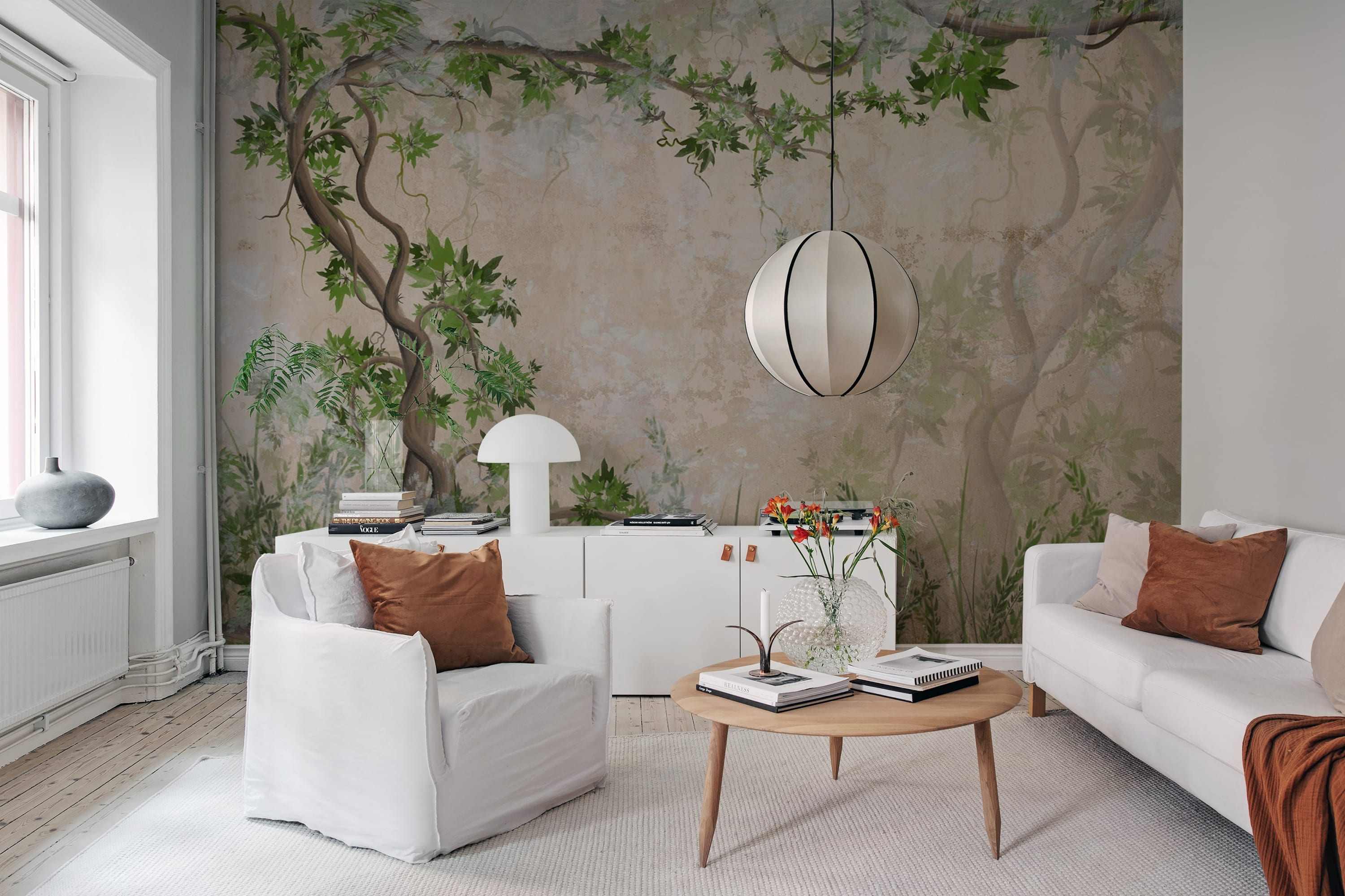 Tapet curly trees, rebel walls 