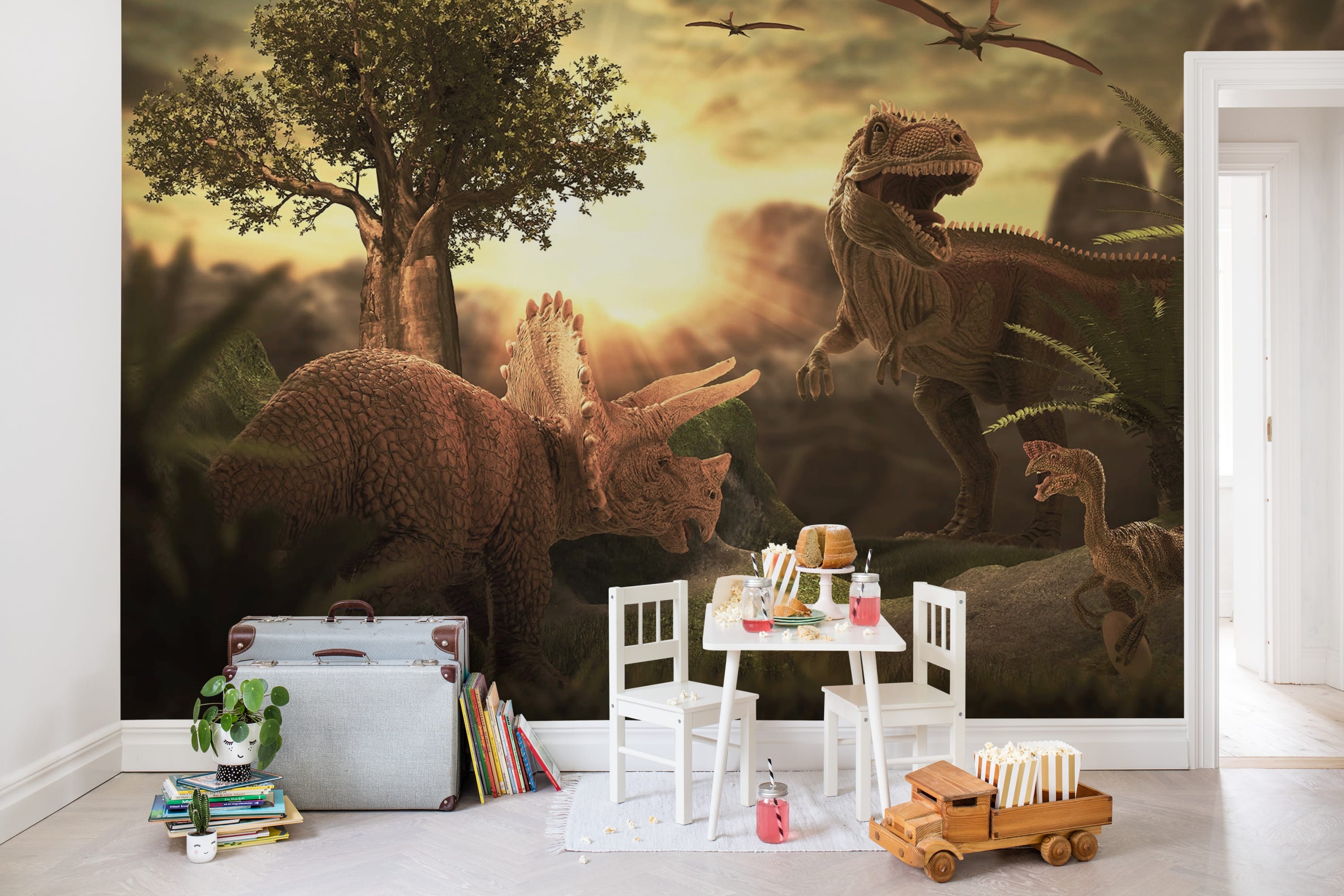 Tapet dinosaur park, rebel walls 