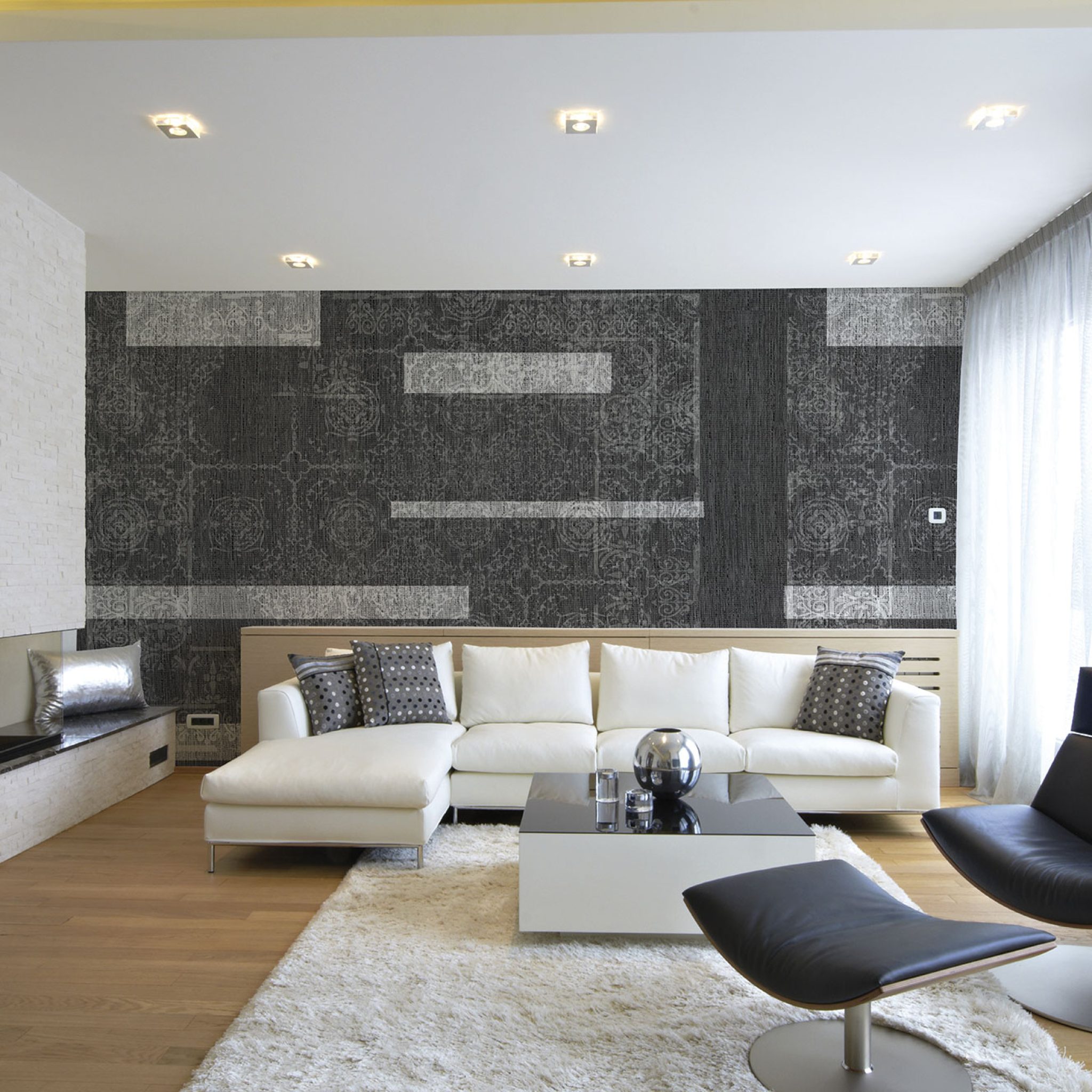 Tapet carpet, black, tecnografica 