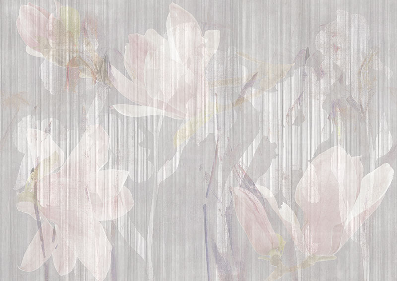 Tapet magnolia, light, tecnografica 