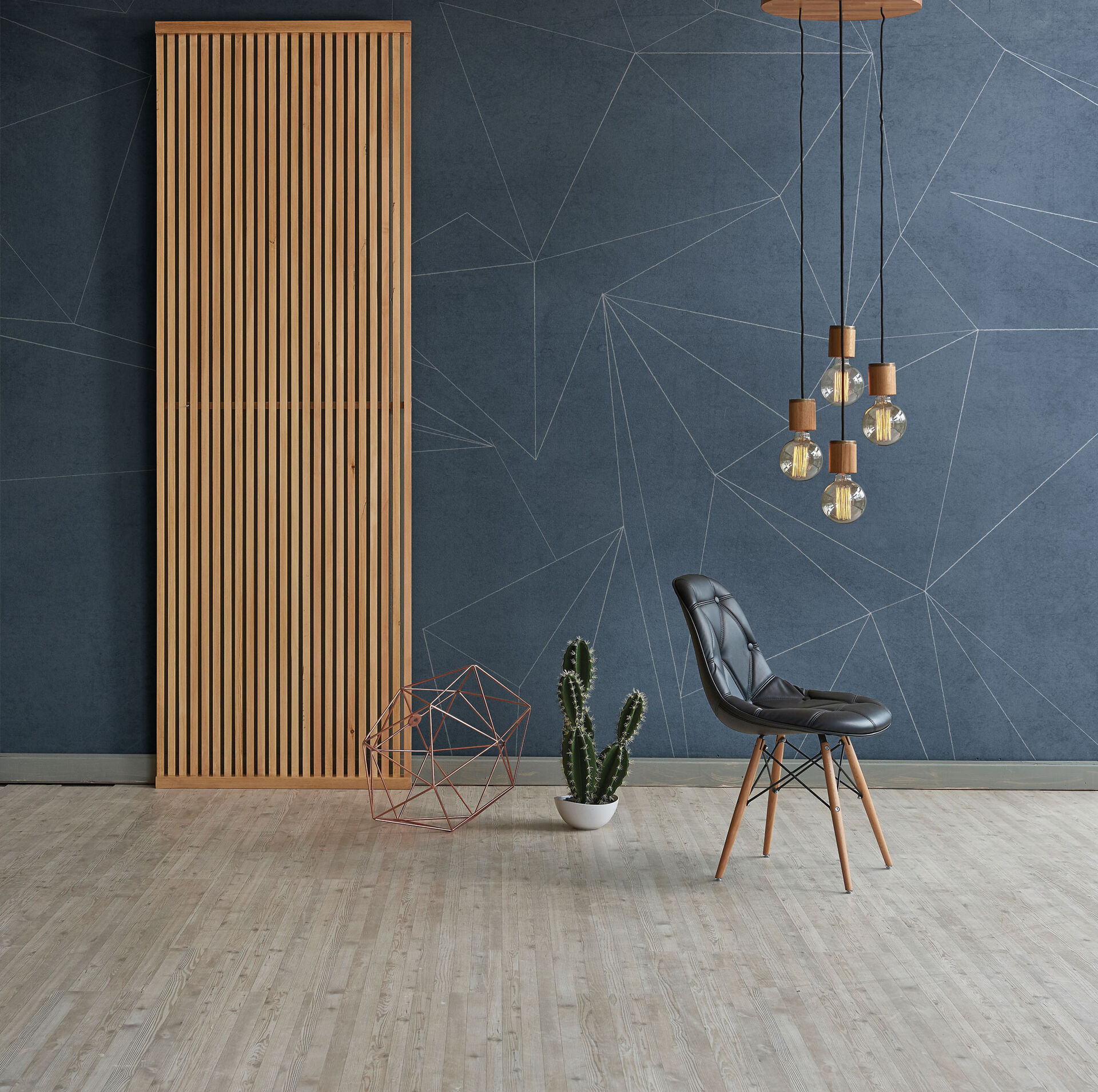 Tapet area, flat blue, tecnografica 