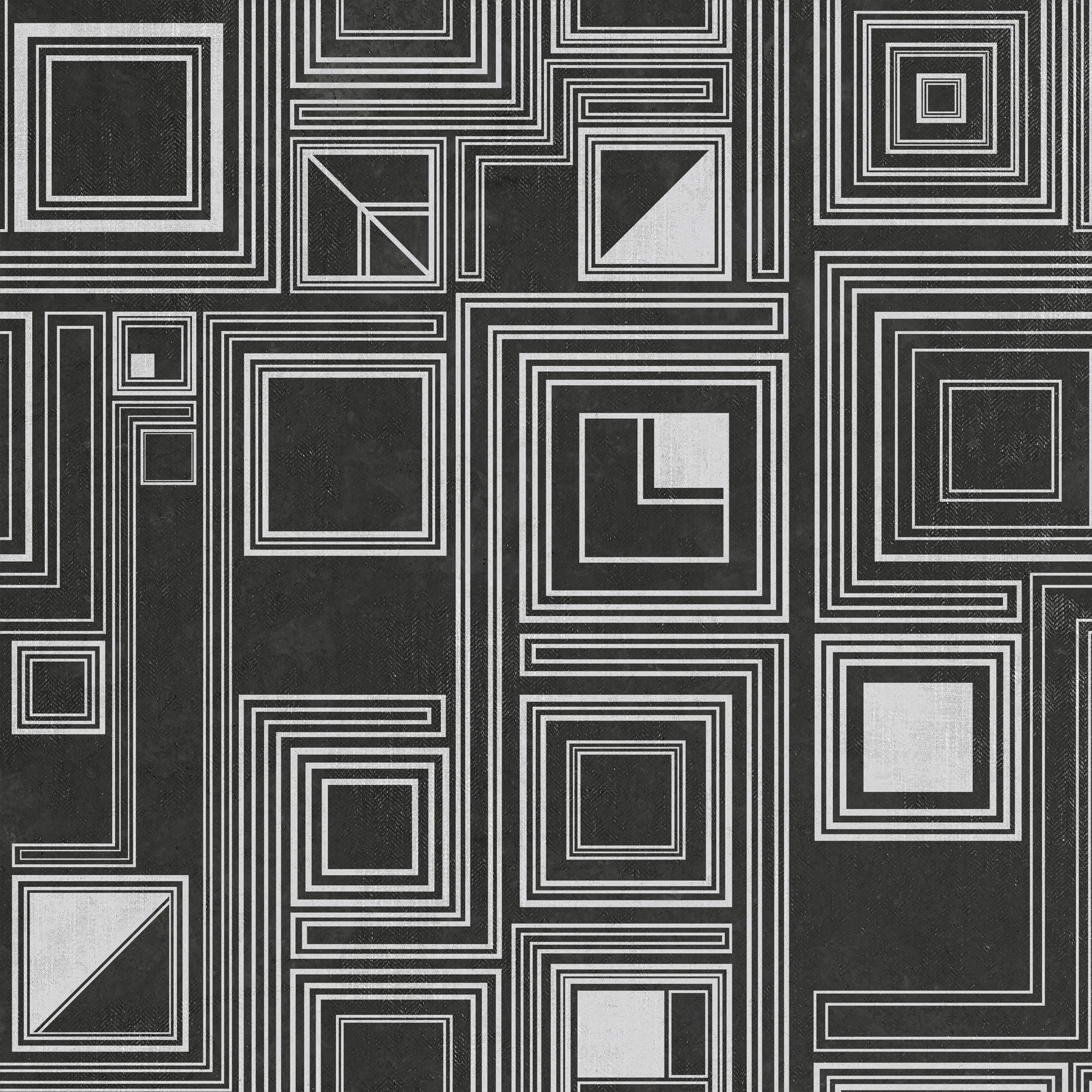 Tapet Labirinto, Black, Tecnografica