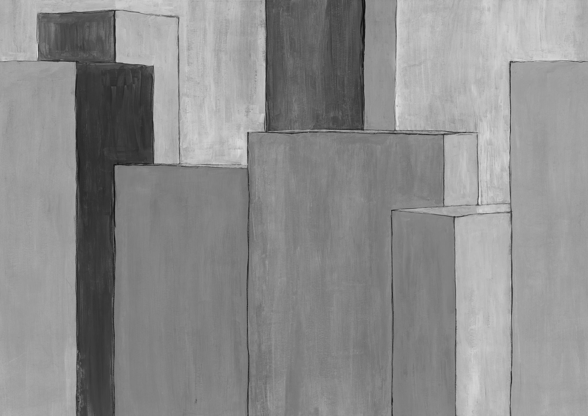 Tapet prisma, gouache grey, tecnografica 