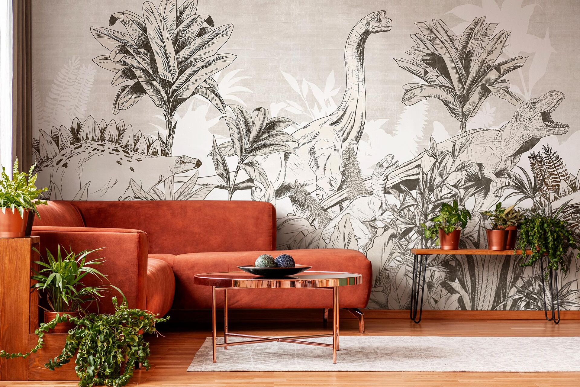 Tapet jurassic, line, tecnografica 