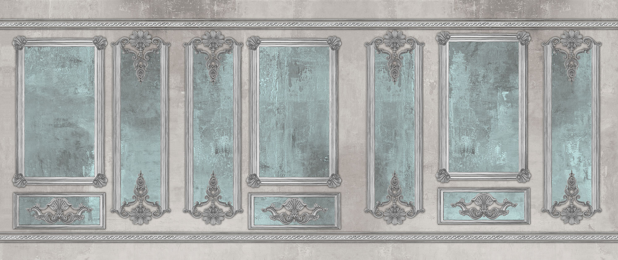 Tapet noblesse, green, tecnografica 