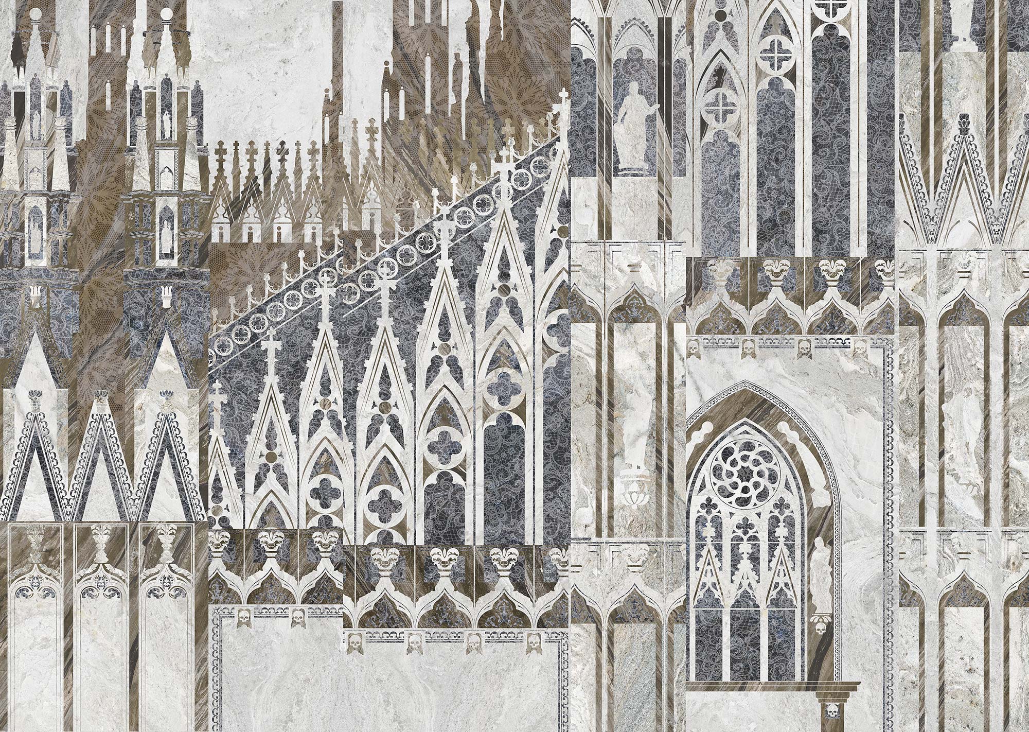 Tapet milano duomo, day, tecnografica 