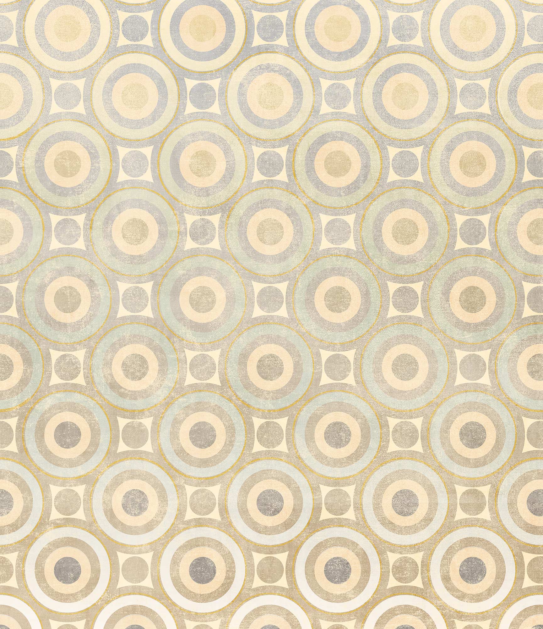 Tapet disco, beige, tecnografica 