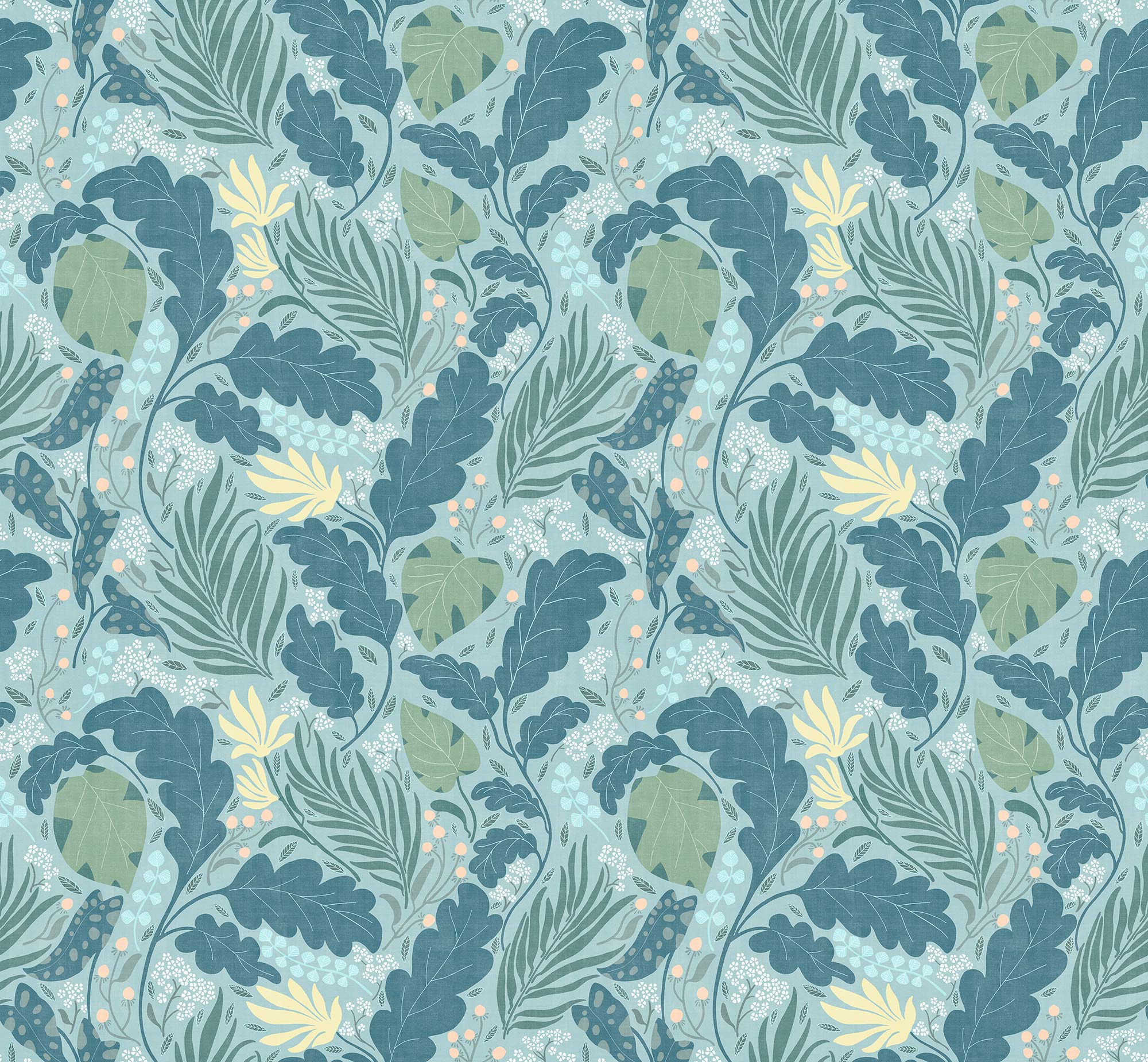 Tapet paloma, turquoise, small, tecnografica 