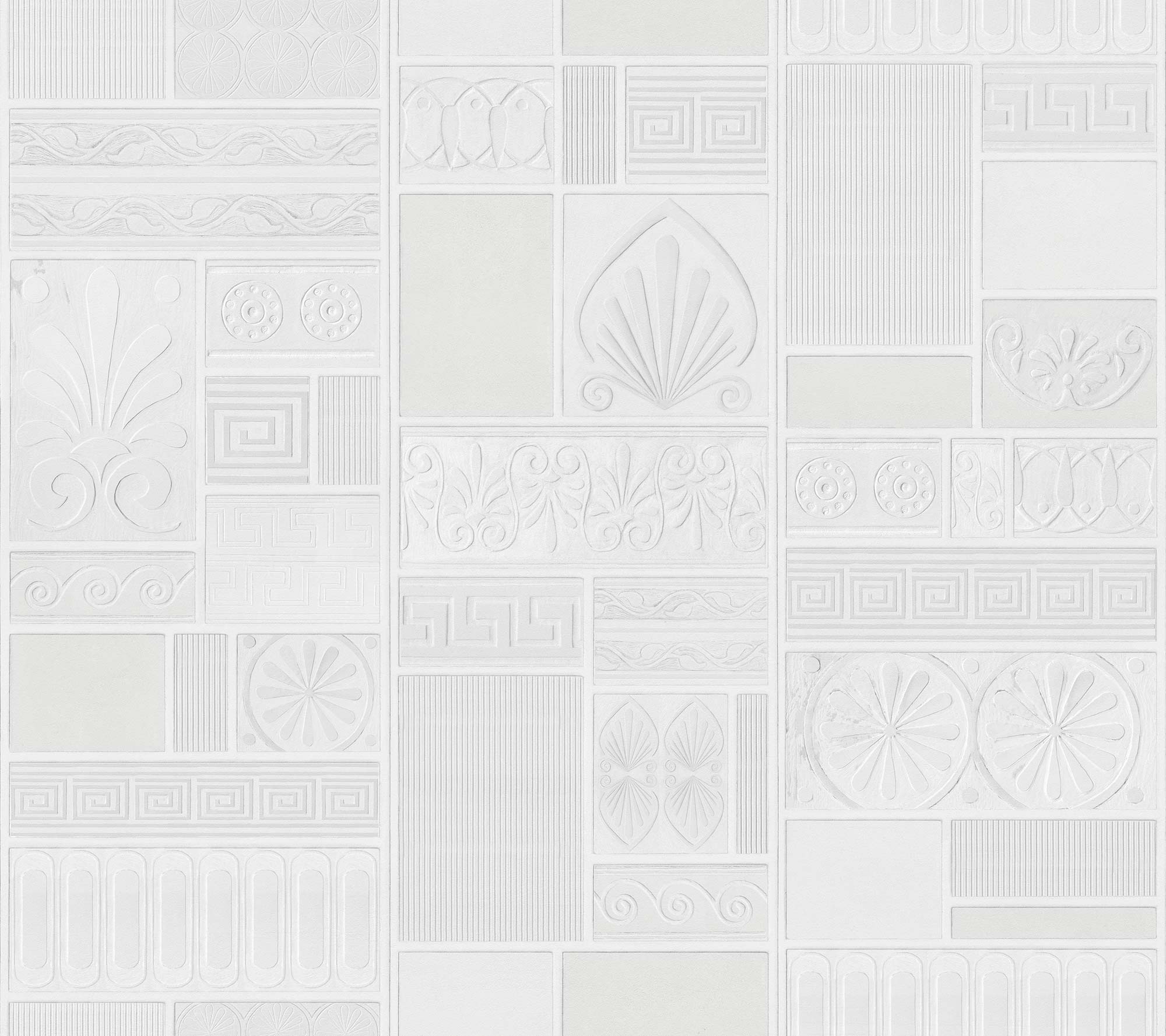 Tapet creta, white, tecnografica 
