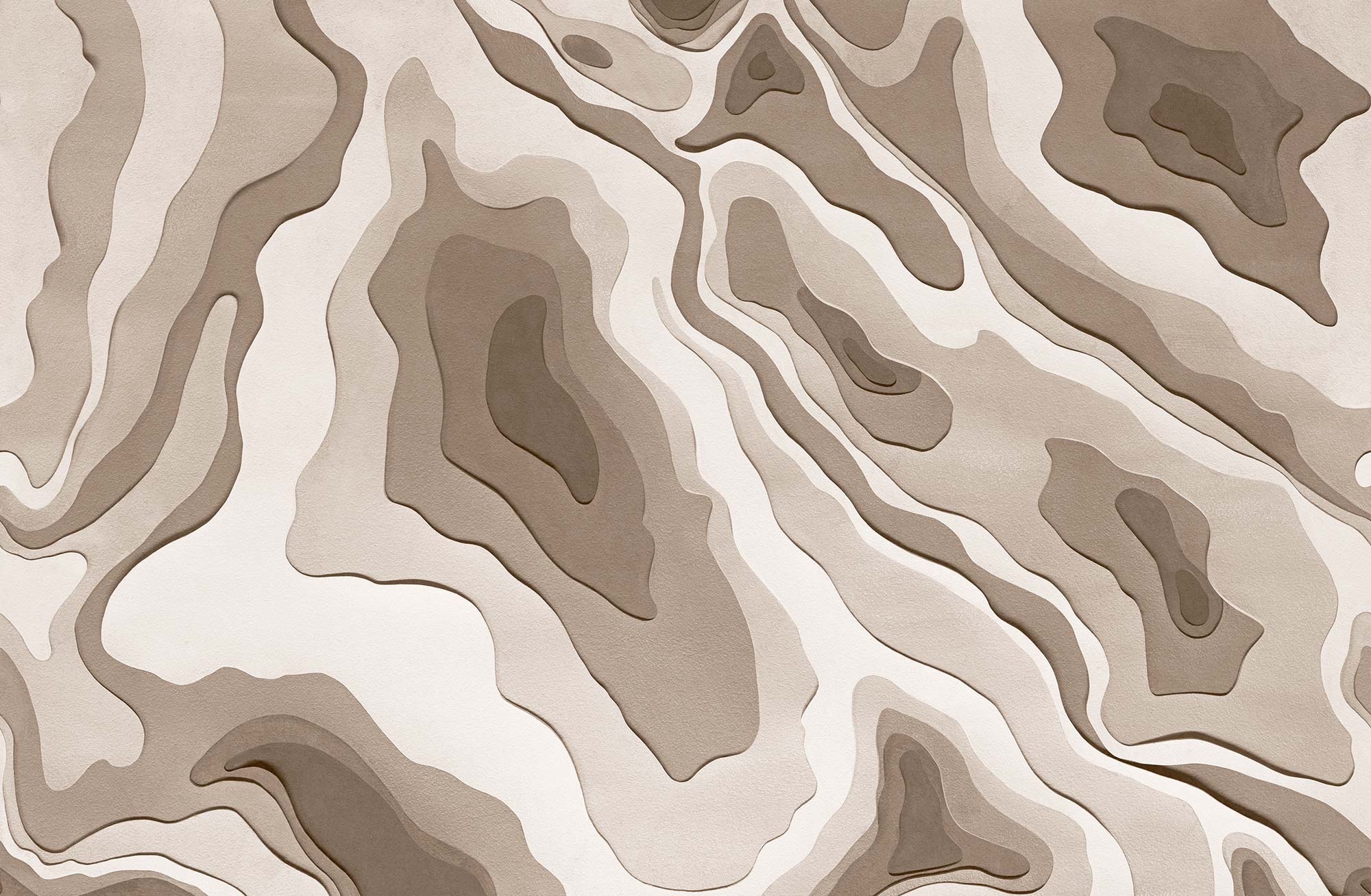 Tapet level zero, beige, tecnografica 