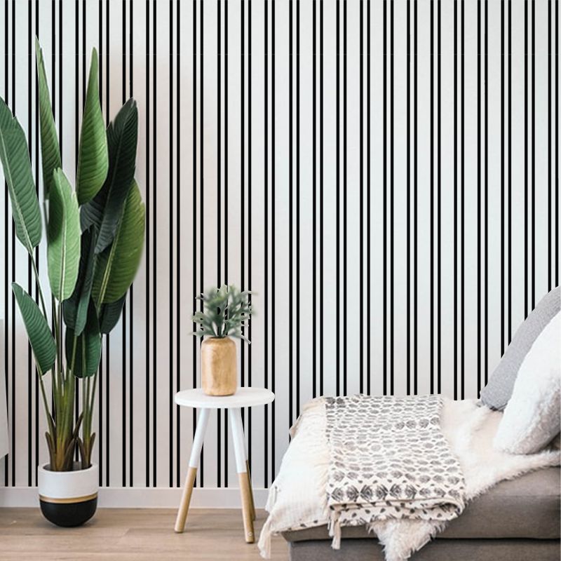 Tapet black and white stripes, personalizat, vladila 