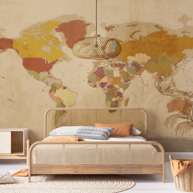 Tapet vintage map, personalizat, vladila 