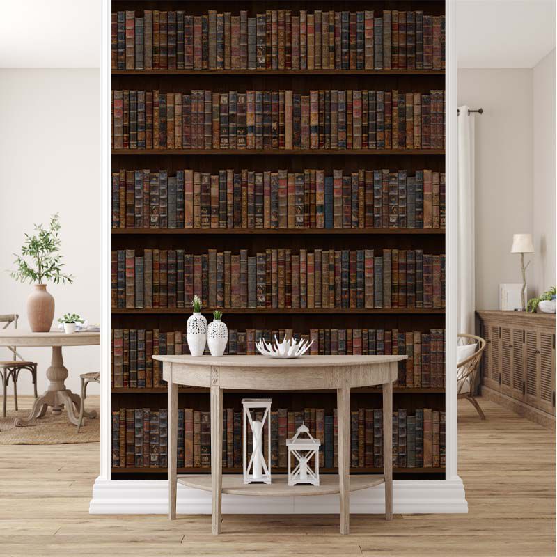 Tapet library style, personalizat, vladila 