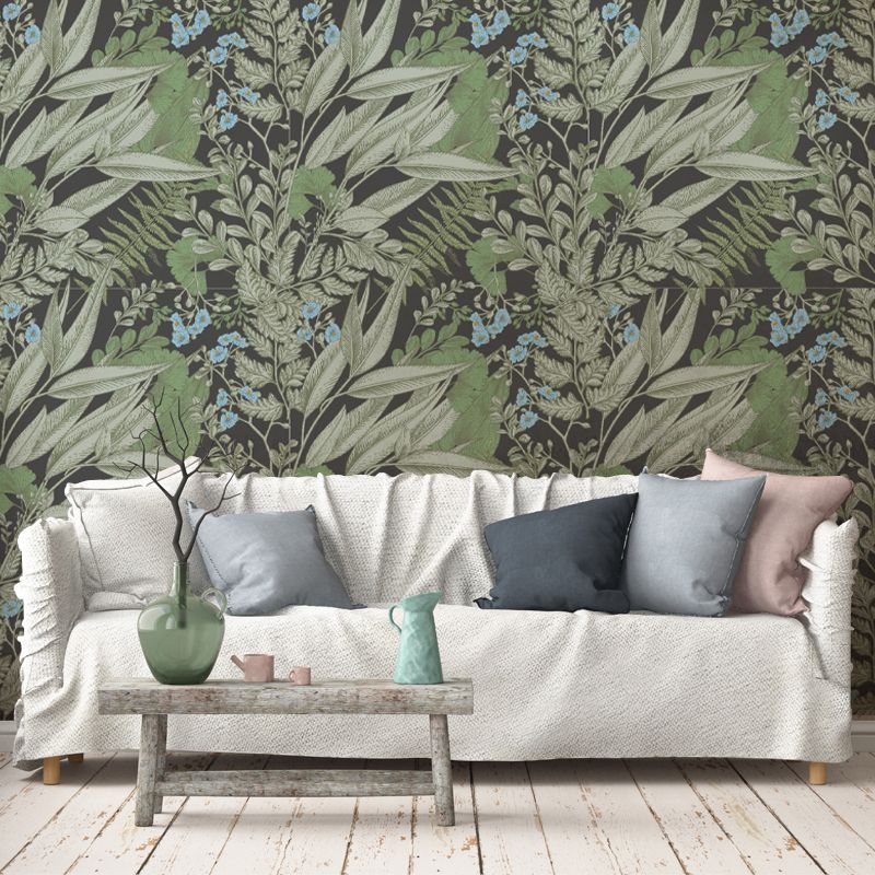 Tapet green flowers, personalizat, vladila 