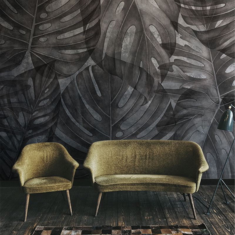Tapet grey philodendron, personalizat, vladila 
