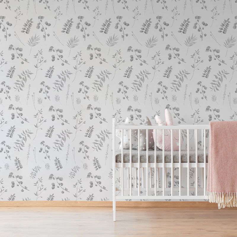 Tapet forest fragments gray, personalizat, vladila 