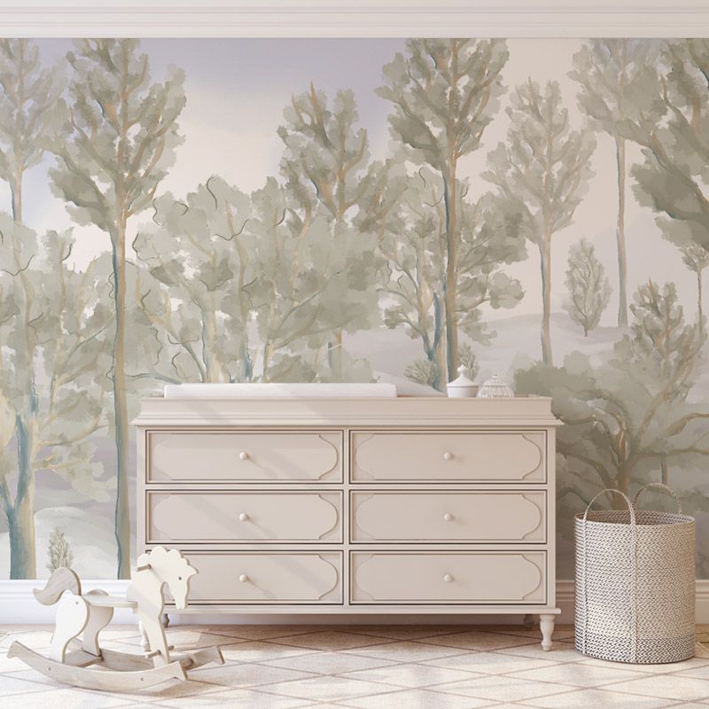 Tapet foggy forest, personalizat, vladila 