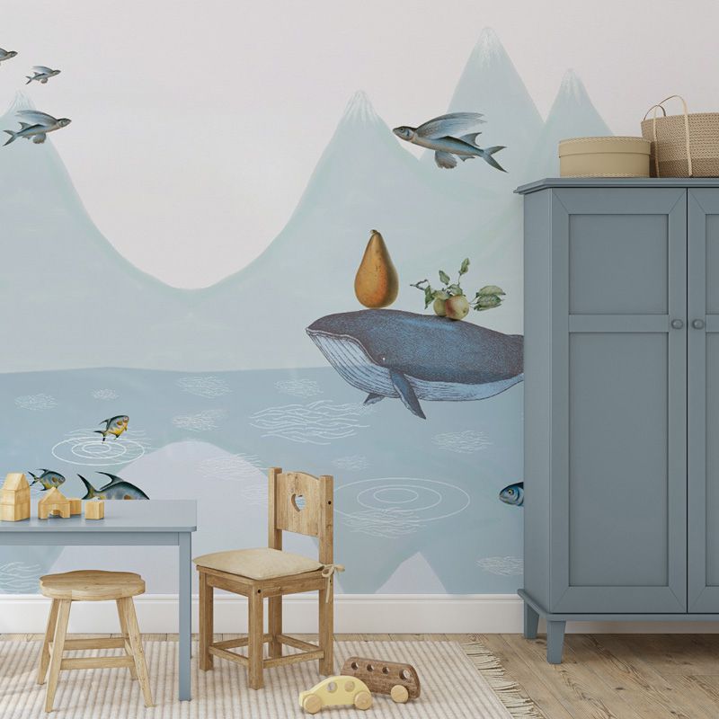 Tapet the fish can fly, personalizat, vladila 