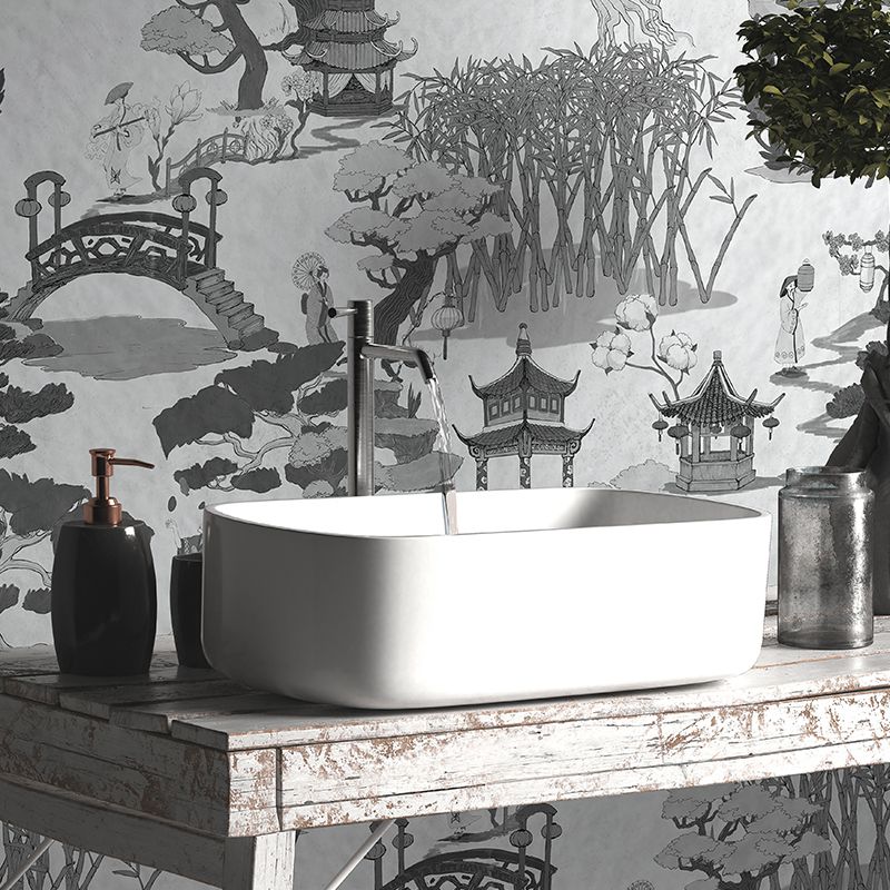 Tapet chinese toile (black), personalizat, vladila 