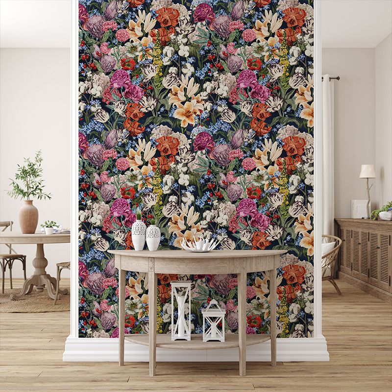 Tapet primavera flowers (dark), personalizat, vladila 