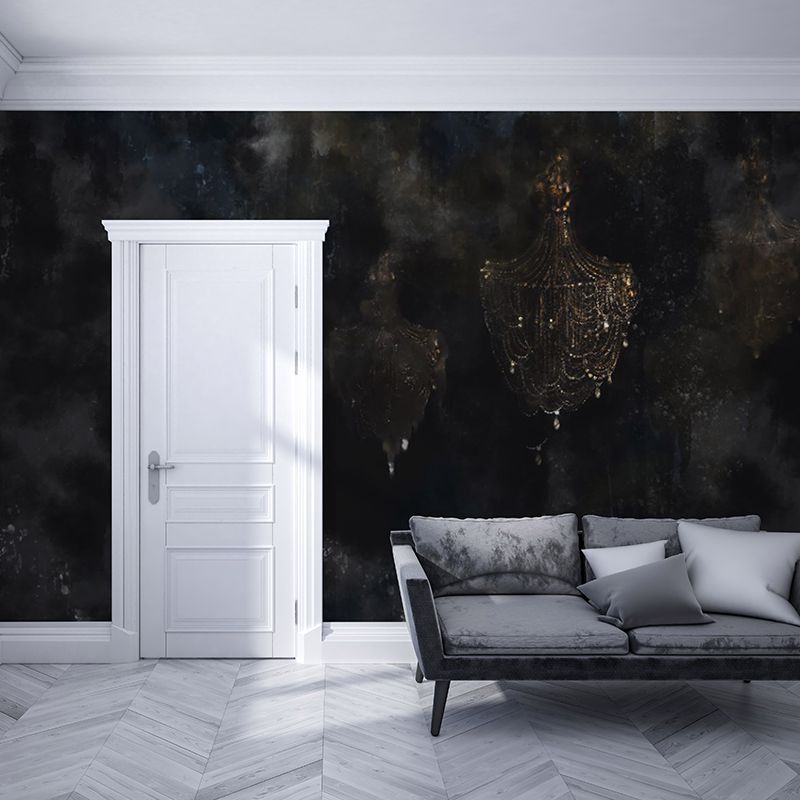 Tapet chandelier gold, personalizat, vladila 