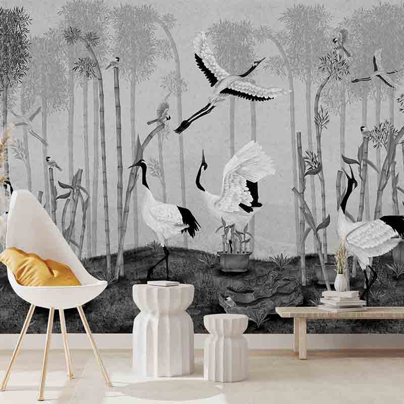 Tapet red crown sanctuary in monochrome, personalizat, vladila 