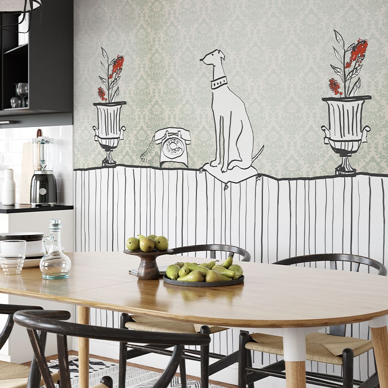 Tapet sur la table mint, personalizat, vladila 