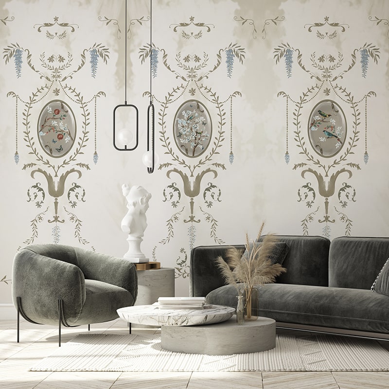 Tapet royal peony, personalizat, vladila 