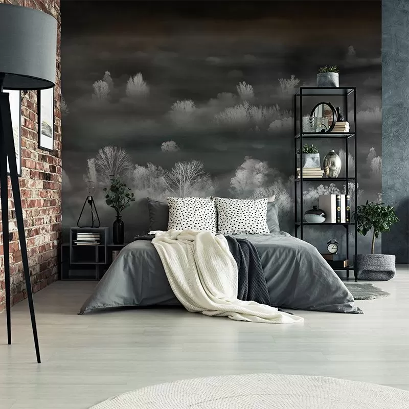 Tapet foggy landscape nightview, personalizat, vladila 