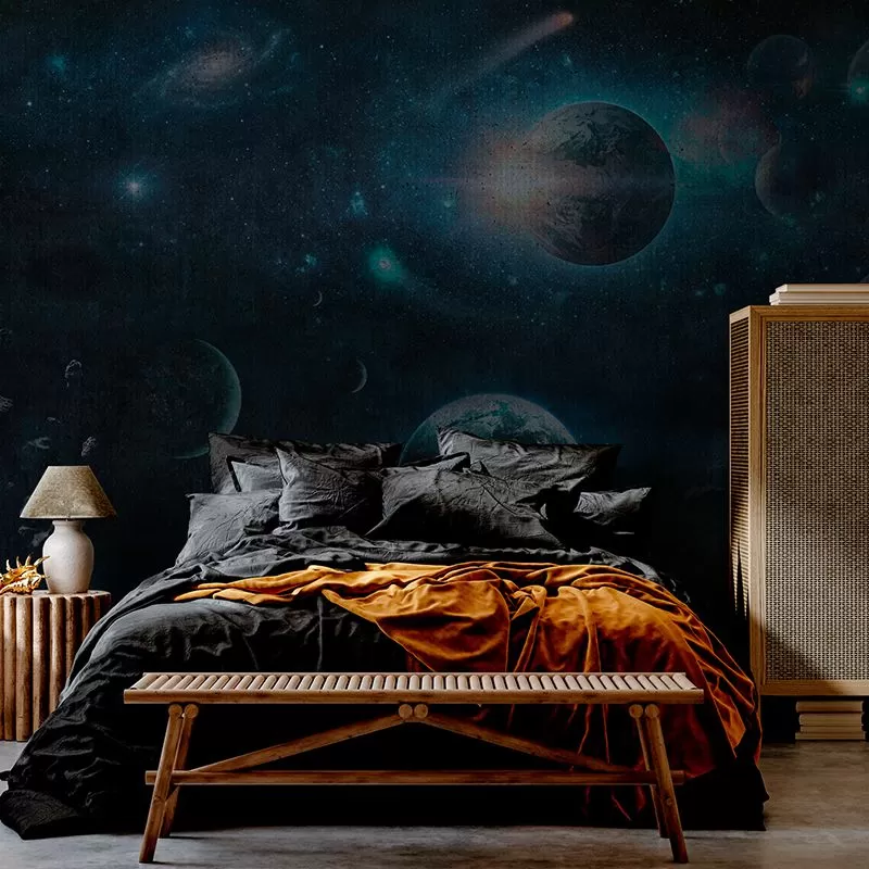 Tapet blue universe, personalizat, vladila 