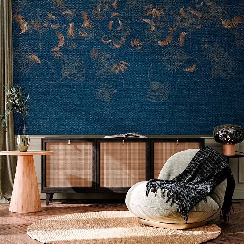 Tapet golden leafs, personalizat, vladila 