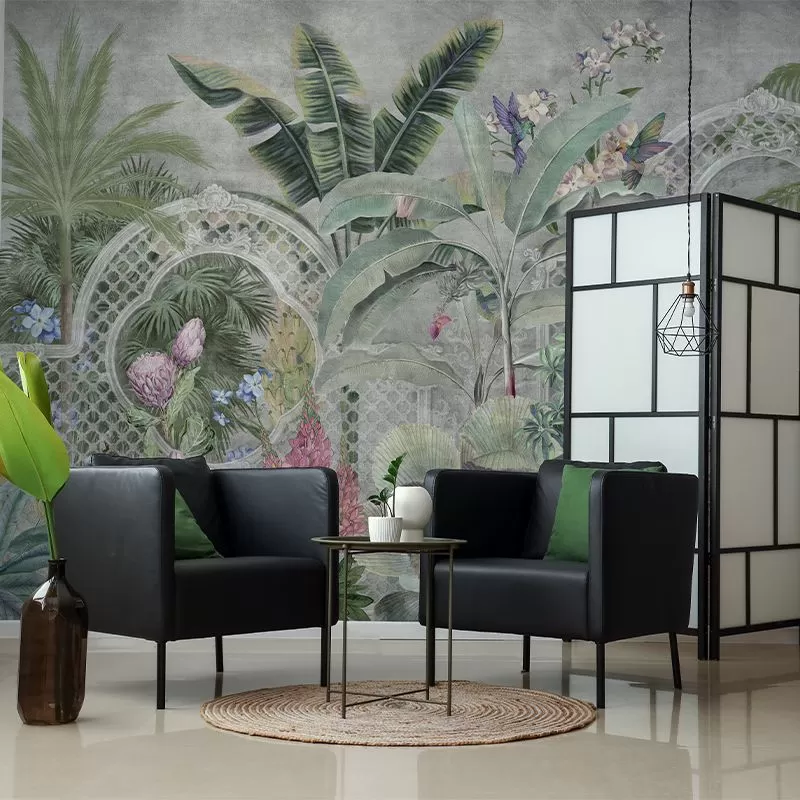 Tapet verdant mosaic, personalizat, vladila 