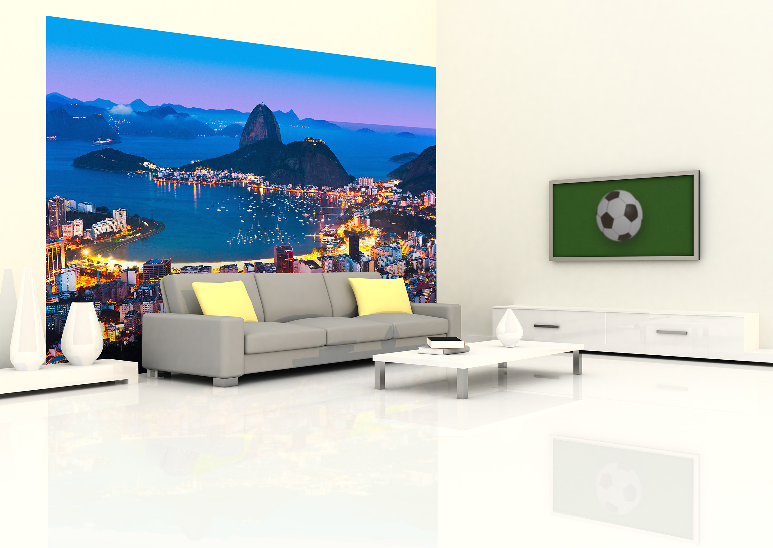 Foto tapet 3d rio de janeiro, wizard&genius, 8 segmente, 366 x 254cm 