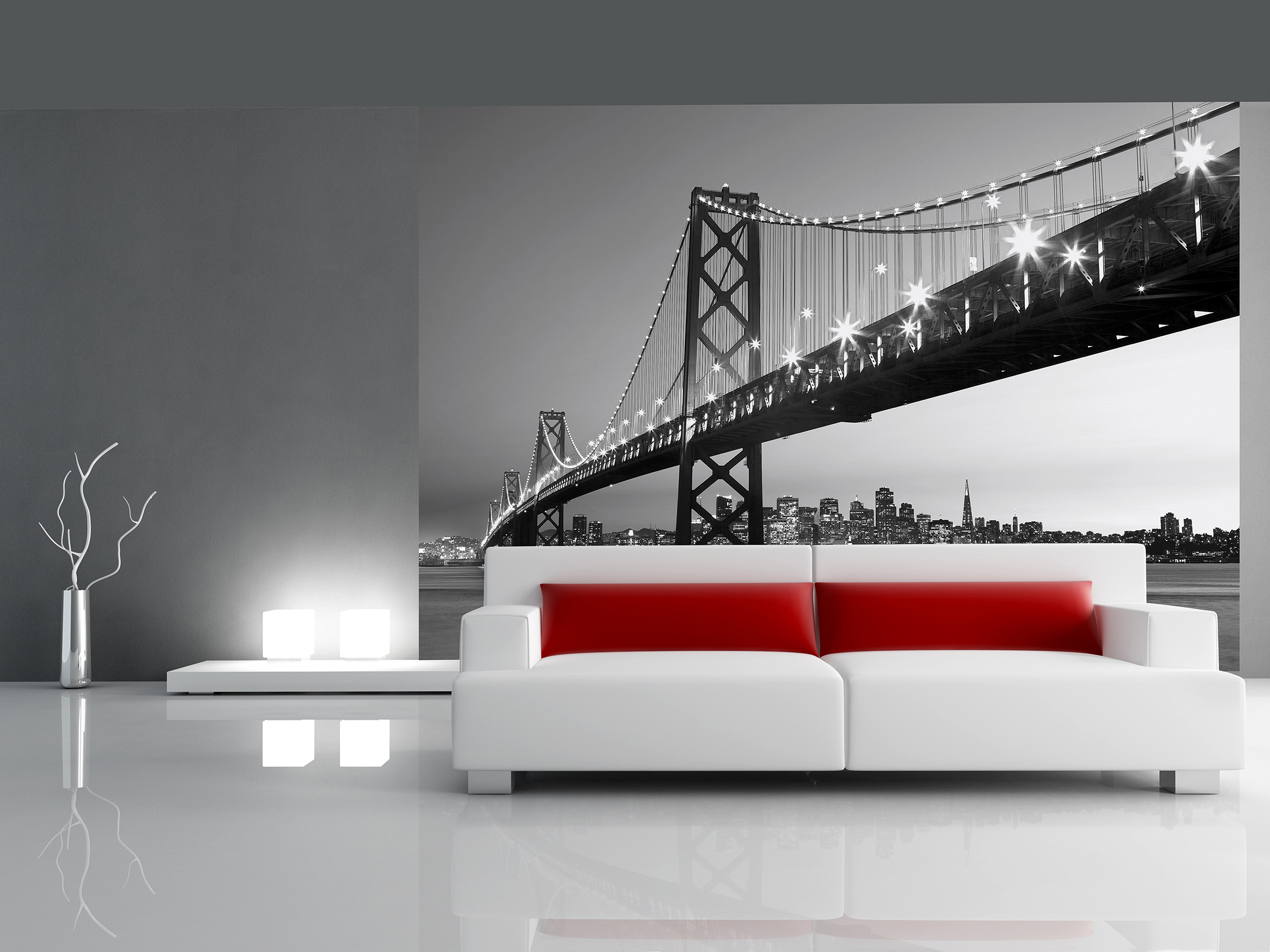 Foto tapet 3d san francisco peisaj, wizard&genius, 8 segmente, 366 x 254cm 