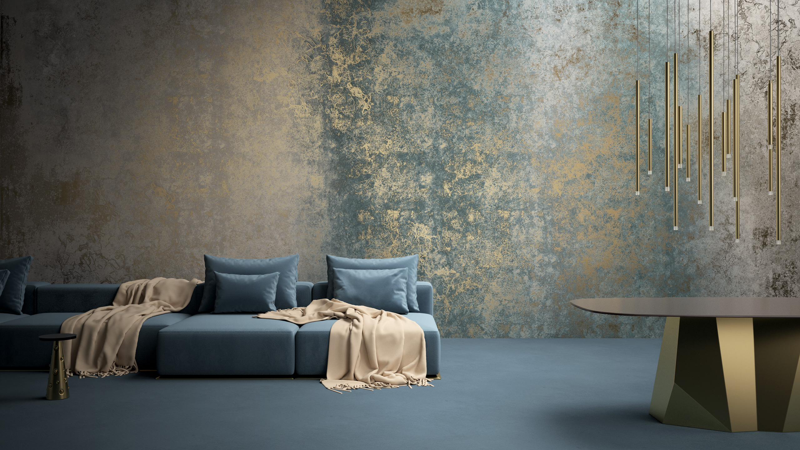 Tapet solid states ss1.08.sg, stannic gold - yo2 design 