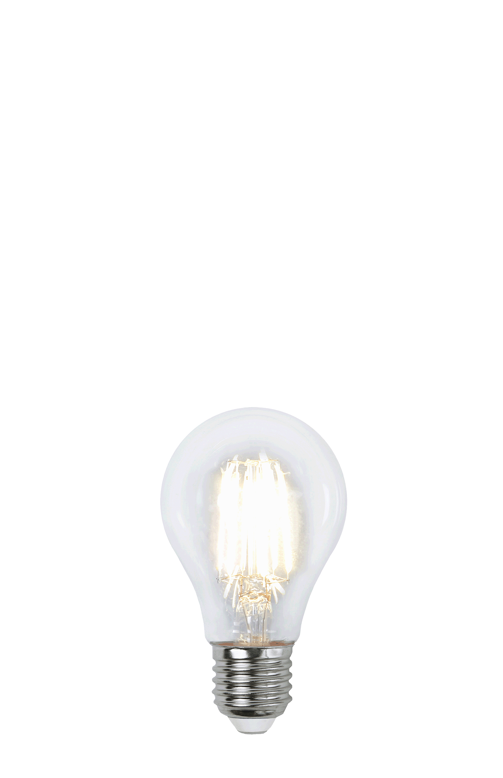 Bec LED filament dimabil L179, E27, 6cm, lumină caldă Globen