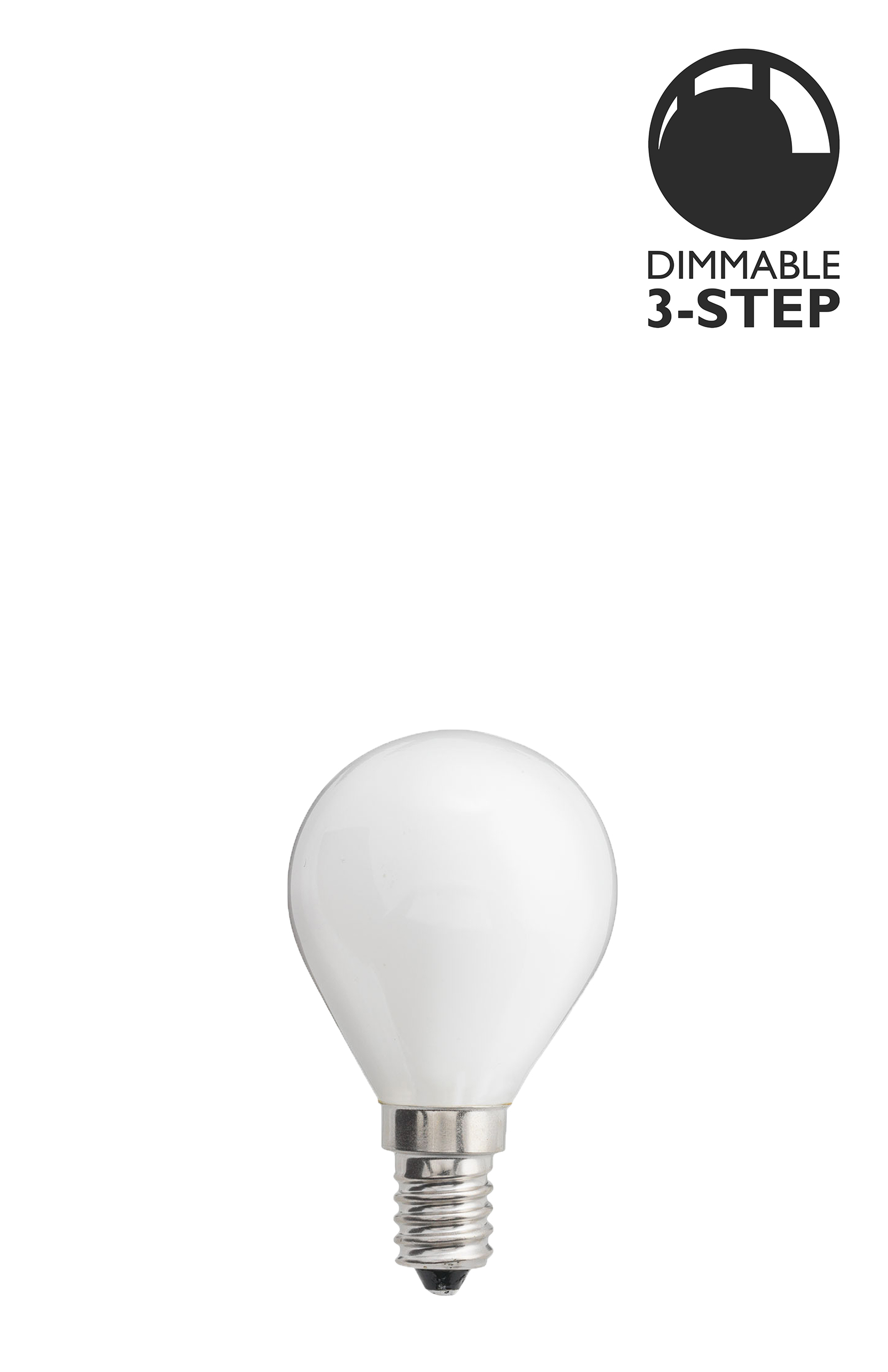 Bec LED dimabil L118, E14, 4.5cm, lumină caldă Globen
