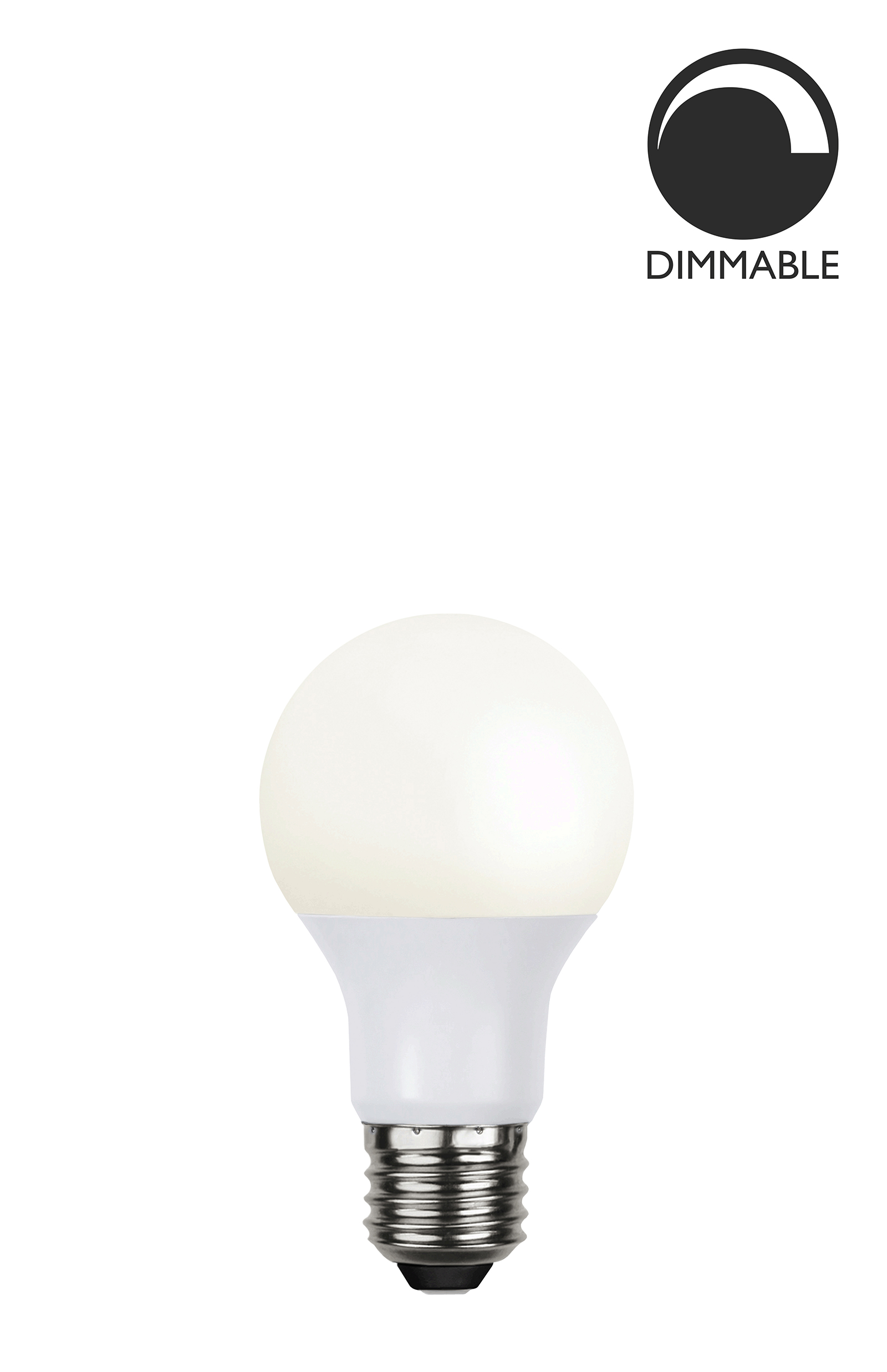 Bec LED dimabil L143, E27, 6cm, lumină caldă