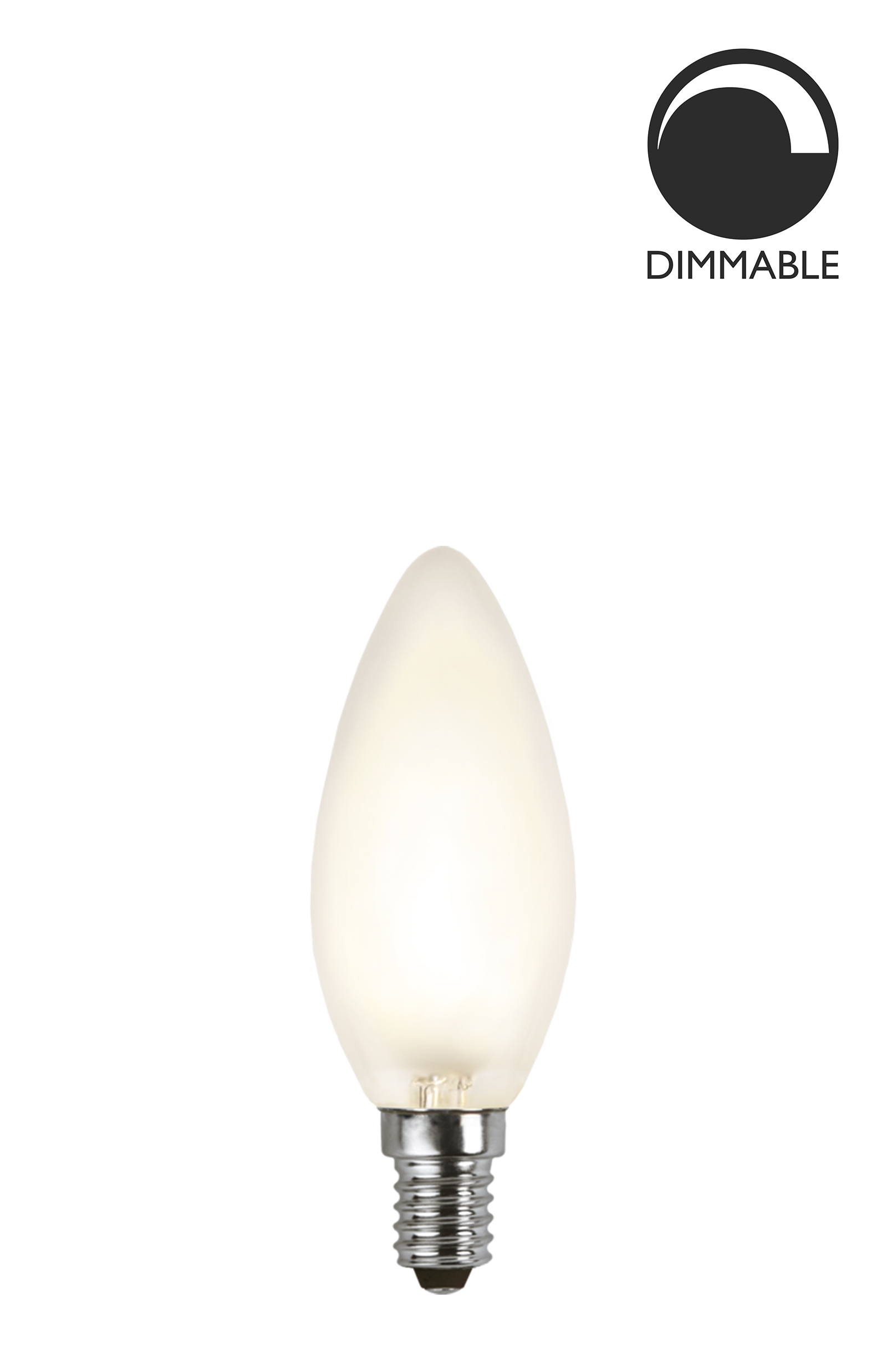 Bec LED dimabil L167, E14, 3.5cm, lumină caldă Globen