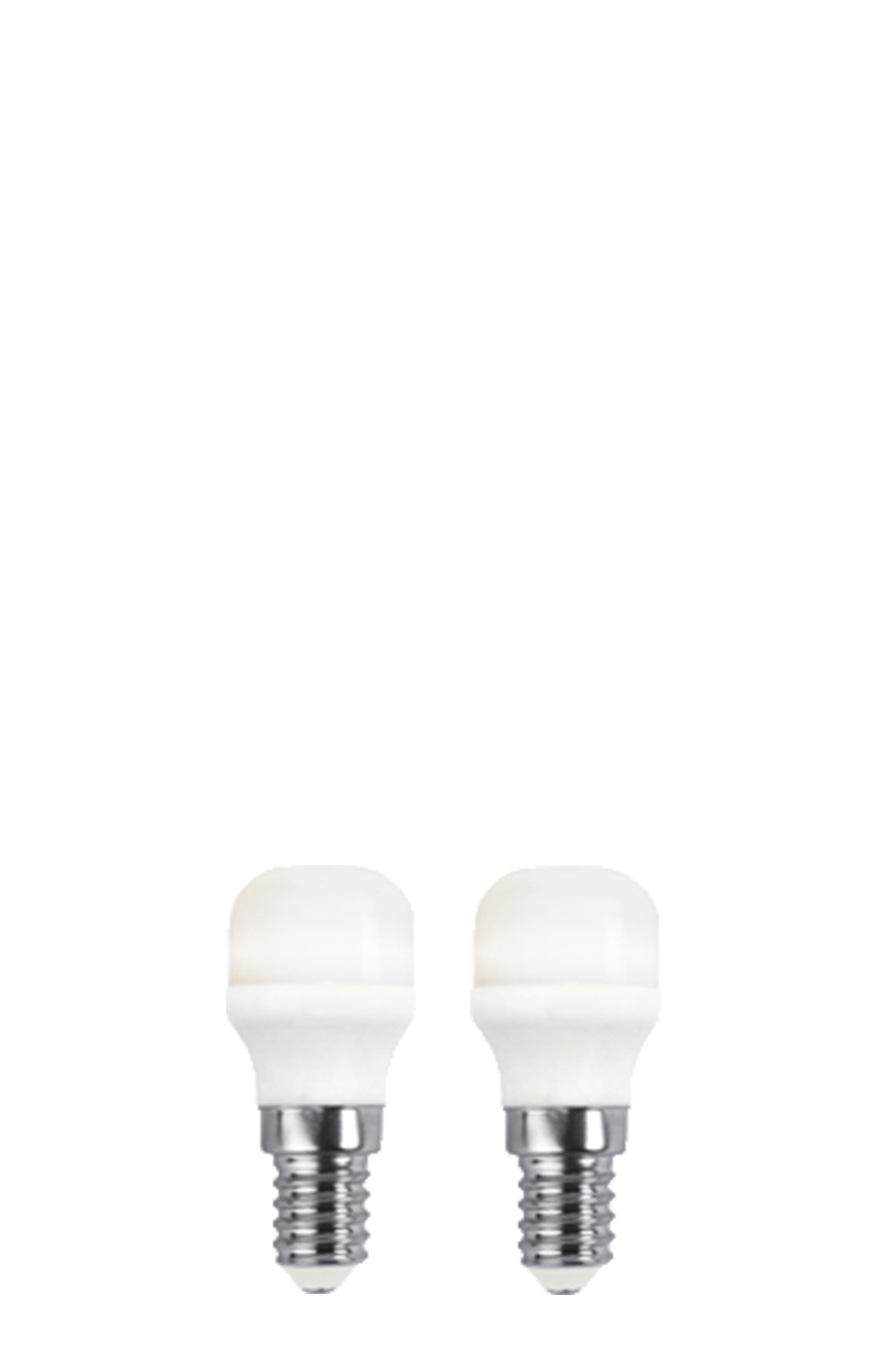 Pachet 2 Becuri LED L169, E14, 2.6cm, lumină caldă Globen