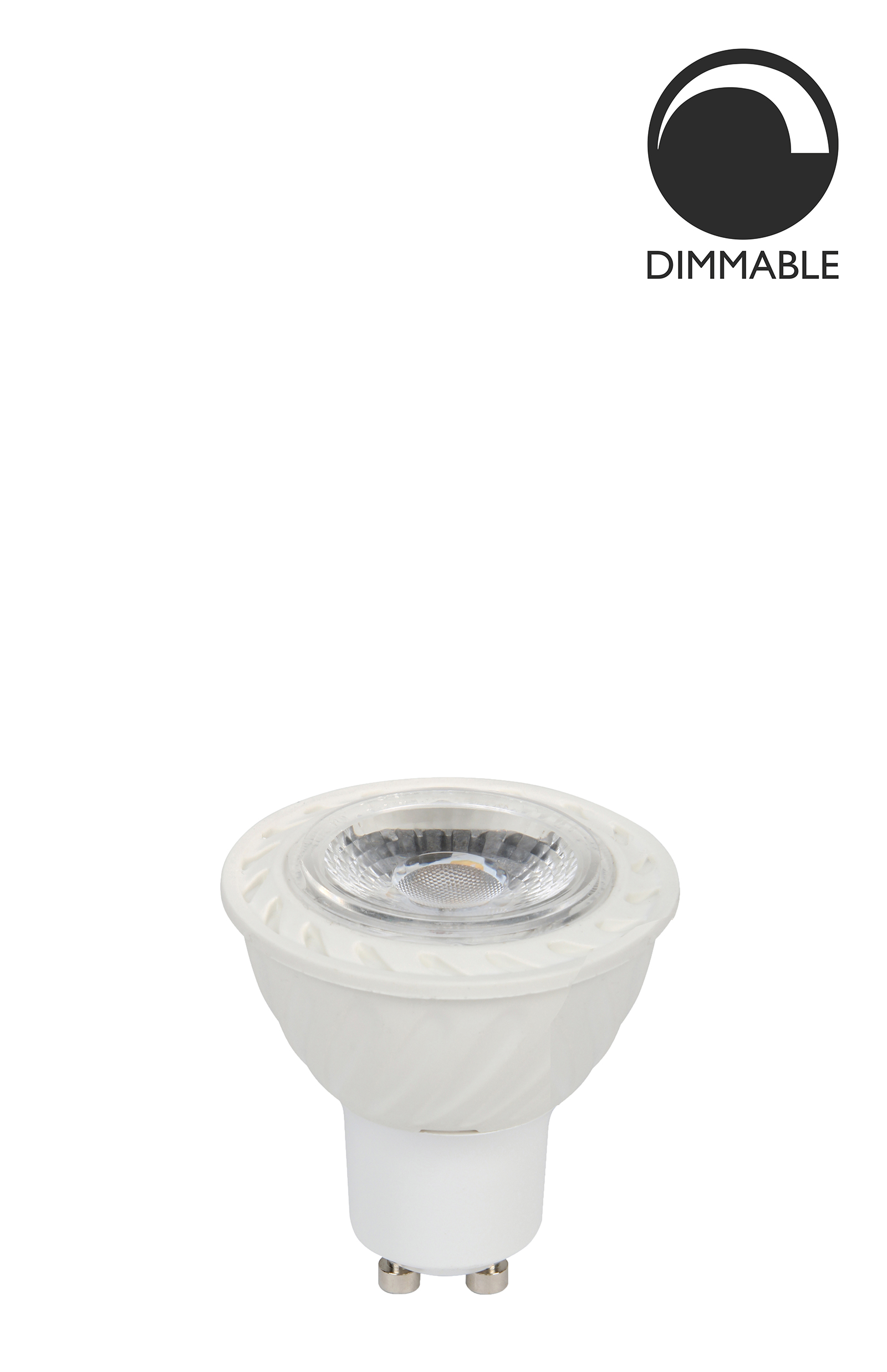 Bec LED dimabil L198, GU10, 5cm, lumină caldă Globen
