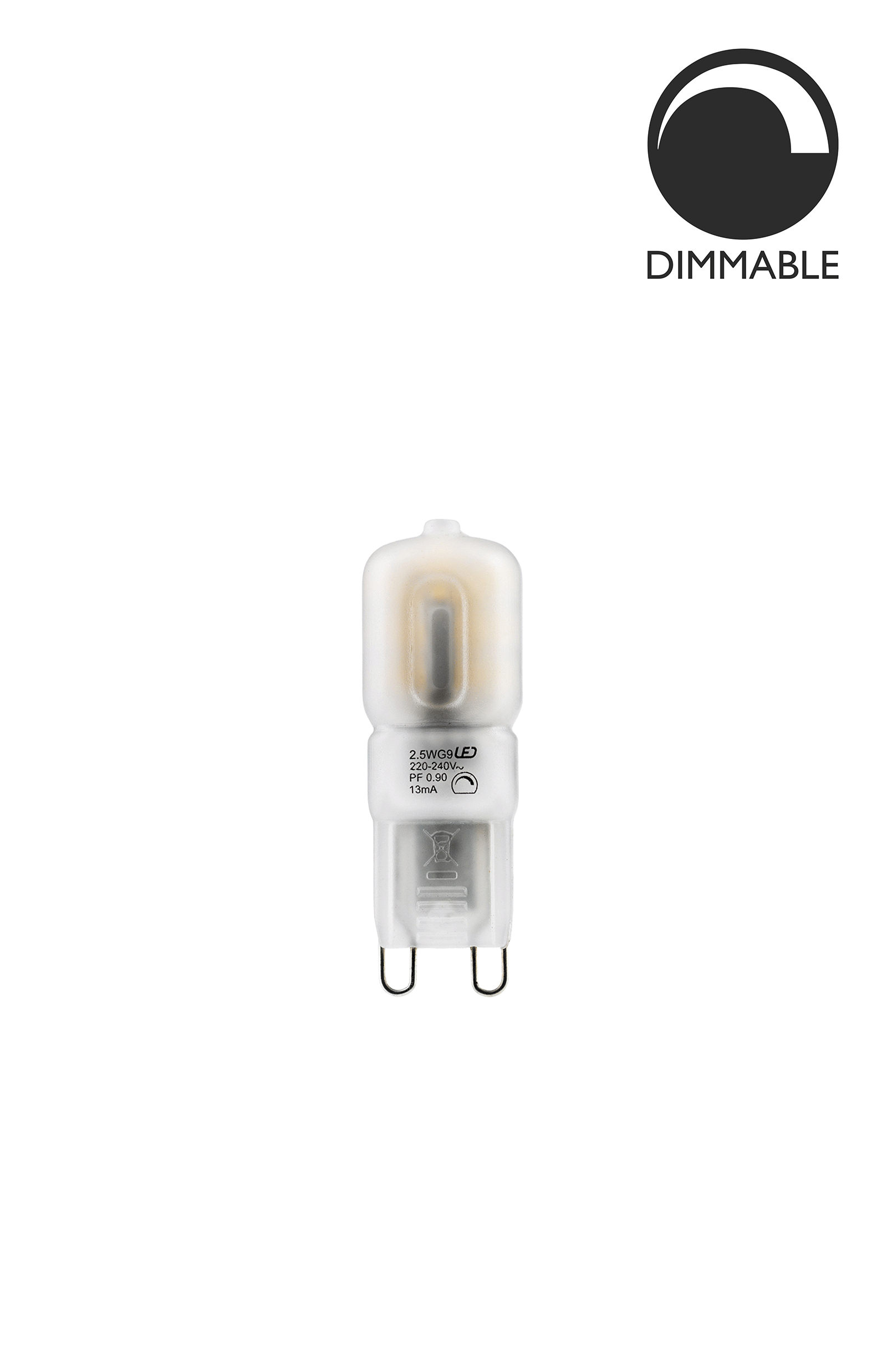 Bec LED dimabil L54, G9, 1cm, lumină caldă